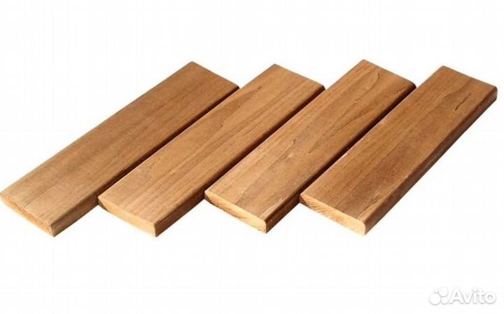 Полок термокедр / 27х90 / сорт ав