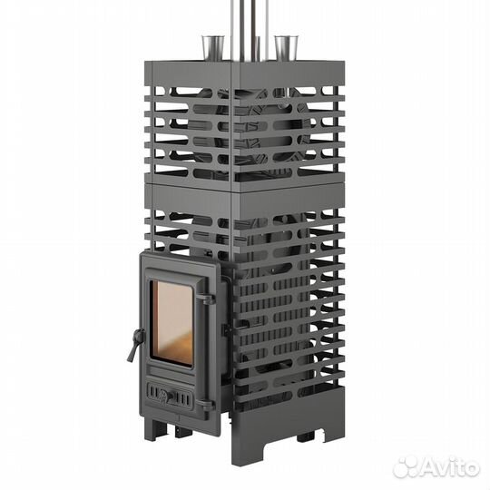 Печь На Дровах aston «Шторм Турбопар» б/в (чугун)