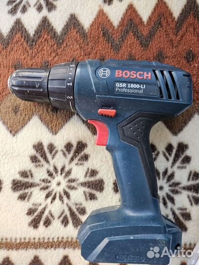 Шуруповерт bosch GSR 1800 li