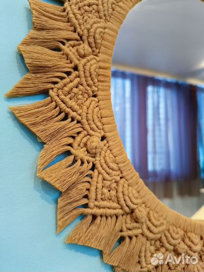 Зеркало настенное круглое