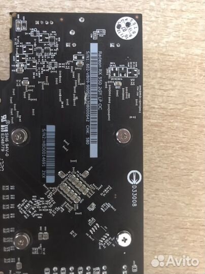 Видеокарта rx 550 2gb