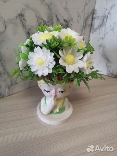 Букет цветы из мыла