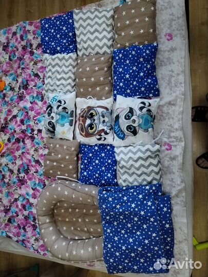 Бортики в детскую кроватку