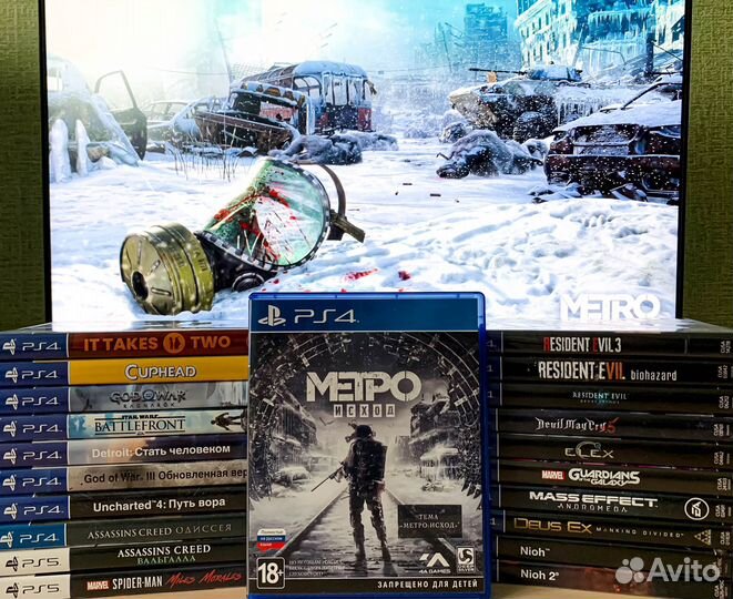 Игра Метро: Исход на PS 4