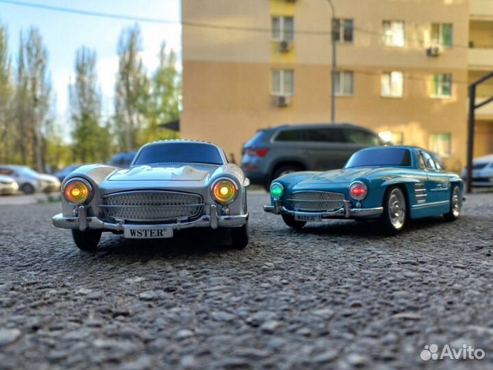 Колонка блютуз Ретро машина Волга металл