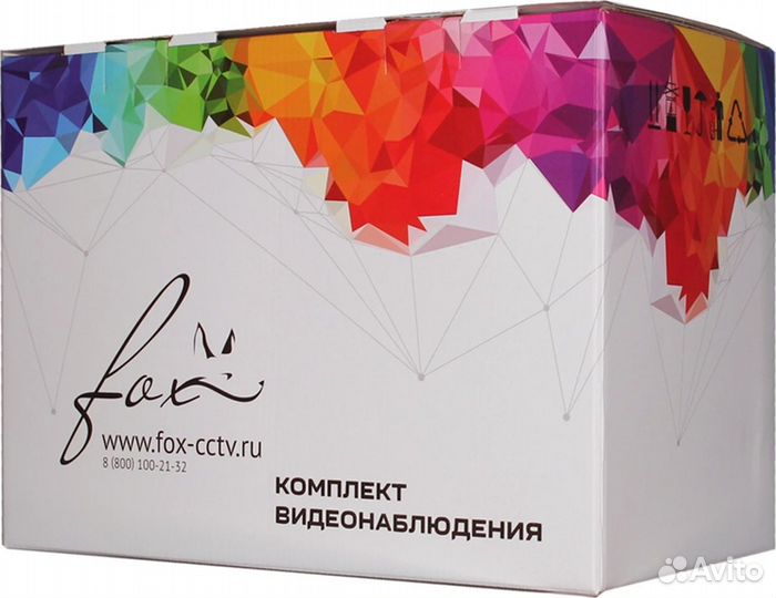 Новый готовый к-т видеонаблюдения на 4 камеры