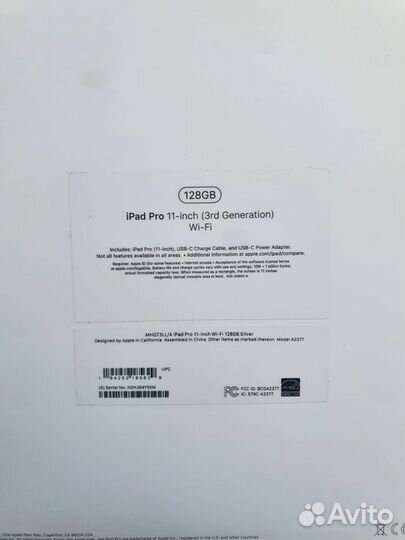 iPad pro 11 (3 поколение) 128GB