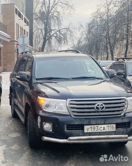 Защита бампера toyota land cruiser 200