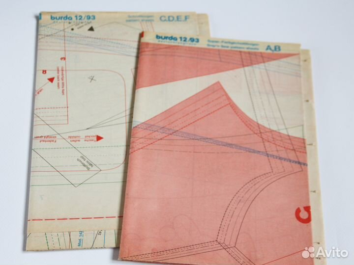 Журналы бурда моден 12/1993 burda