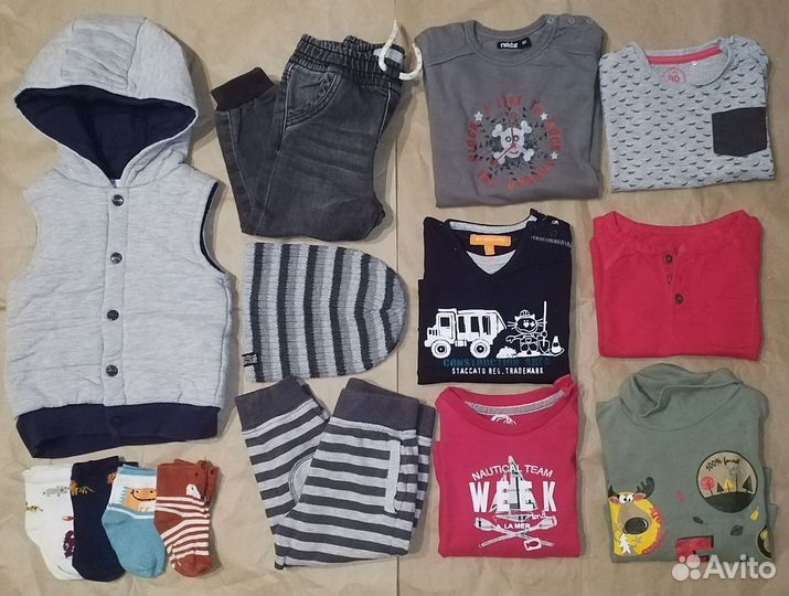 Одежда на мальчика пакетом 80