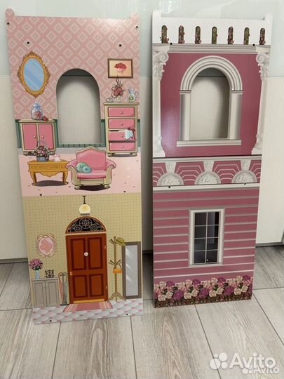 Кукольный домик с мебелью большой новый