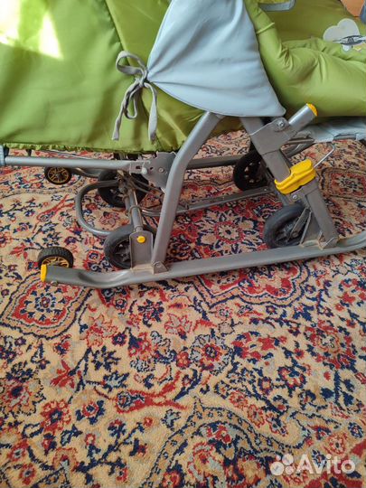 Детские санки коляска ника
