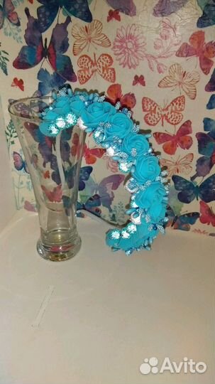 Ободок из цветов