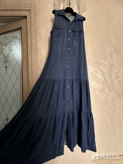 Джинсовый сарафан