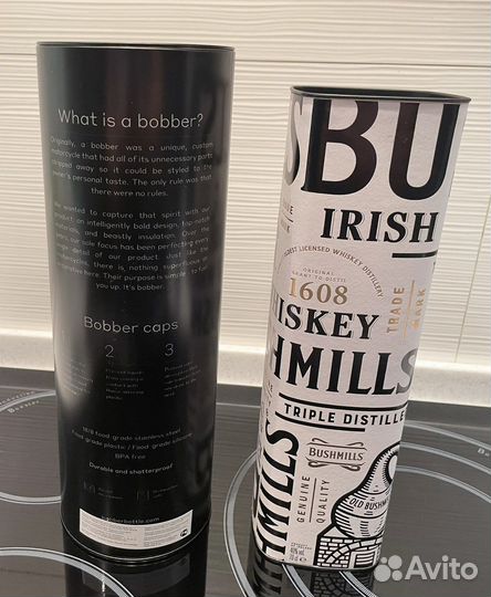 Коробки (тубусы) из-под бутылок и термоса