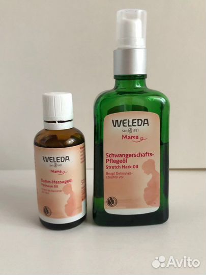 Weleda масло от растяжек новое, масло интимное