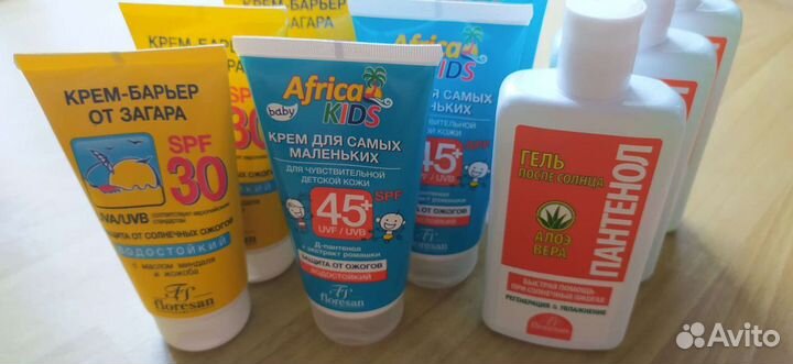 Крем от загара взррос/дет Пантенол