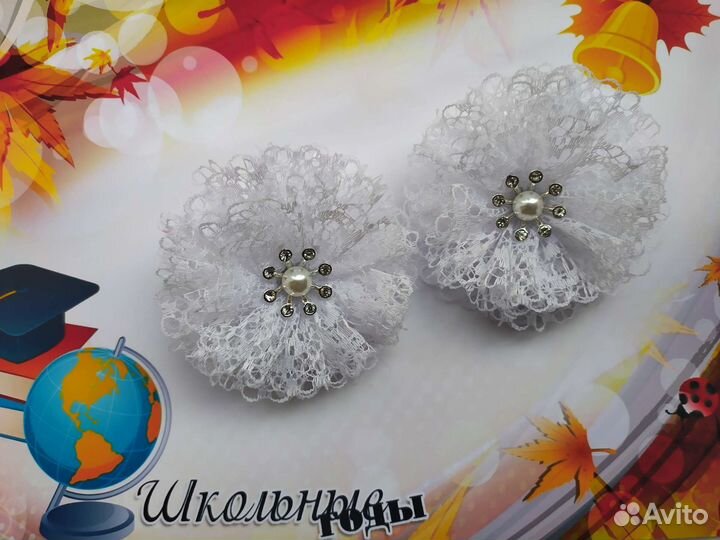 Школьные бантики ручной работы