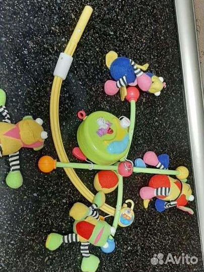 Мобиль+коврик+шлем+круг+прыгунки+соски