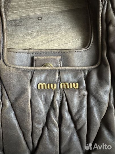 Сумка Miu miu coffer matelasse винтаж оригинал