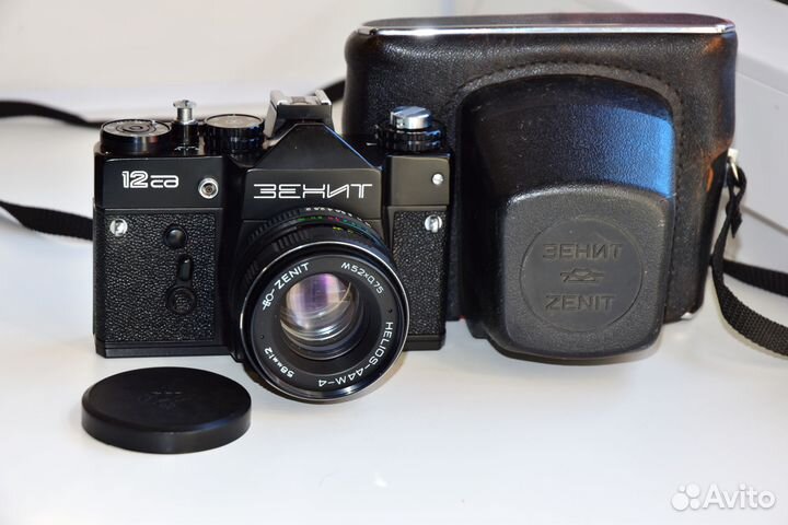 Зенит 12CD Black пленочная зеркалка СССР