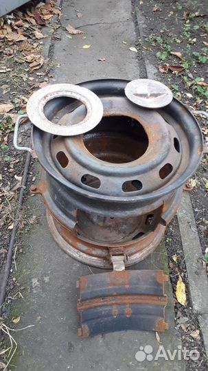 Печь для казана, приготовления пищи и др