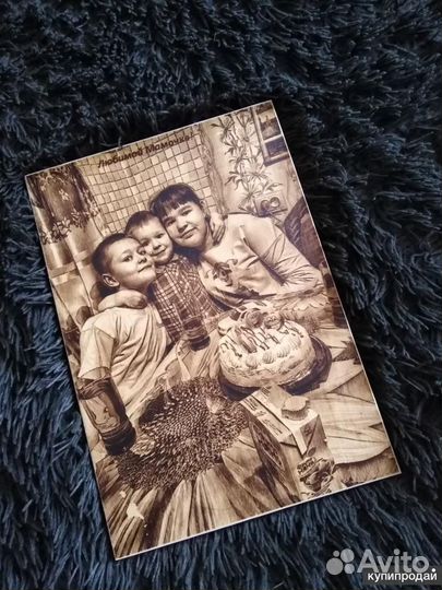 Выжигание портретов в Кологриве