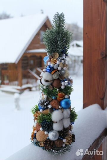 Елка ручной работы украшения