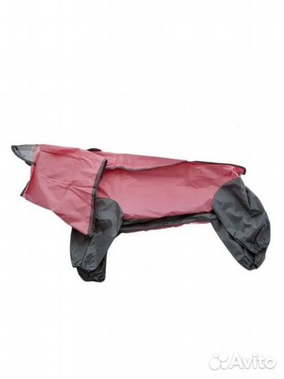 Дождевик для собак с капюшоном