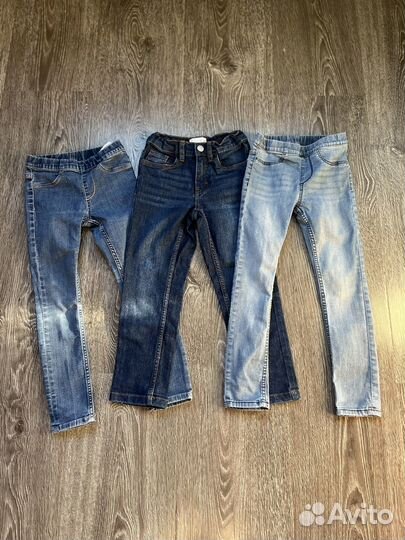Джинсы джеггинсы 116/122 H&M