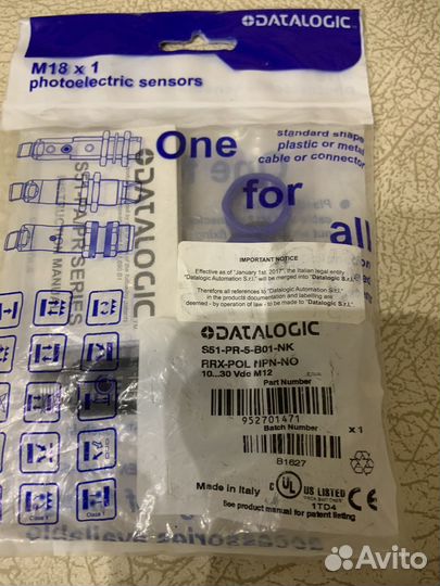 Оптический датчик datasensing S51-PR-5-B01-NK