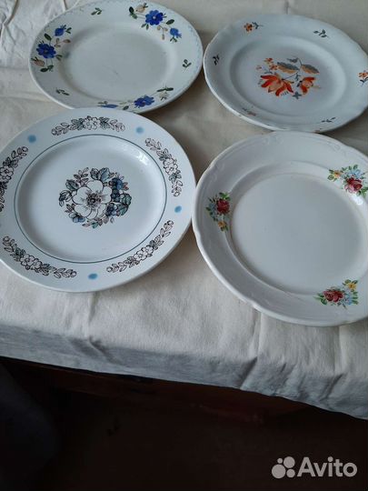 Тарелки ЗИЛ 1953г, Дулево Чашки Дулево