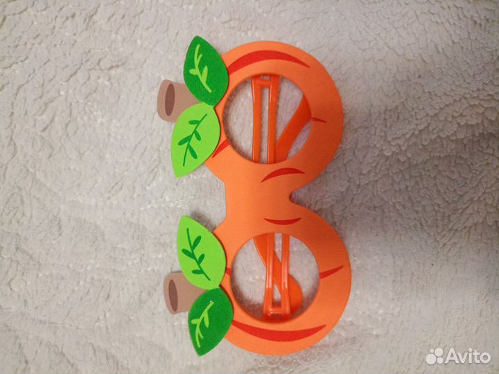 Очки карнавальные и бабочка