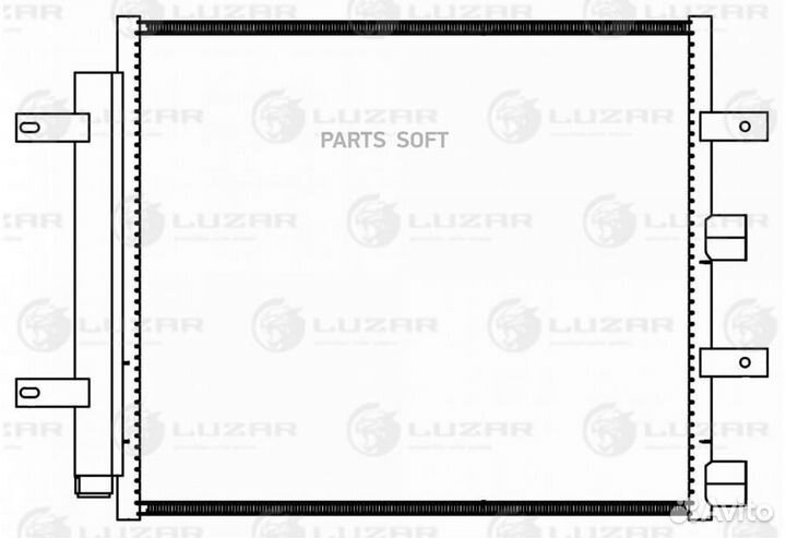 Радиатор кондиционера Ягуар XF 07