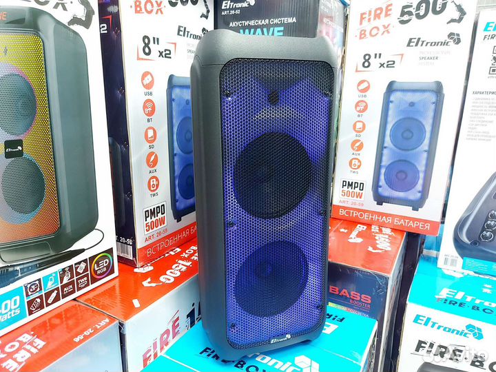 Eltronic 20-59 fire BOX караоке 2 микрофона