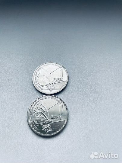 Сейшельские рупии монеты деньги Сейшел