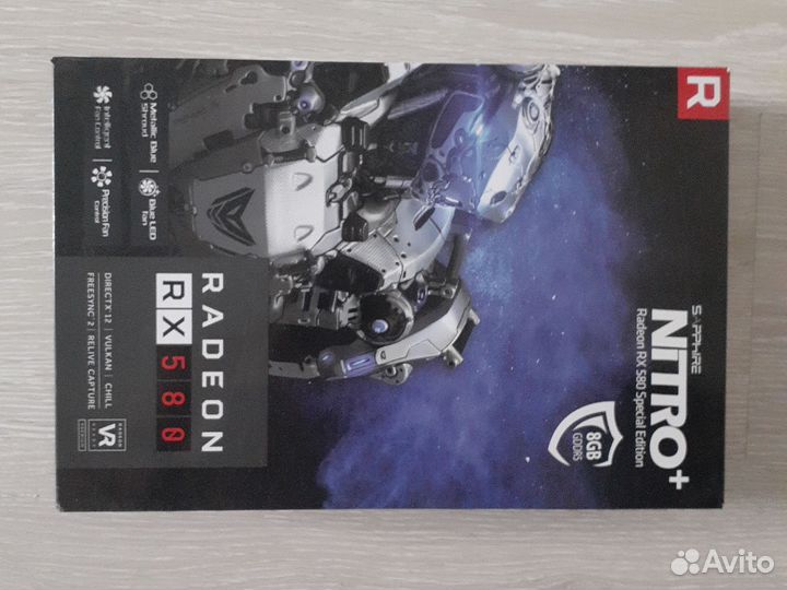 Видеокарта 8 gb Sapphire RX 580 Nitro+SE