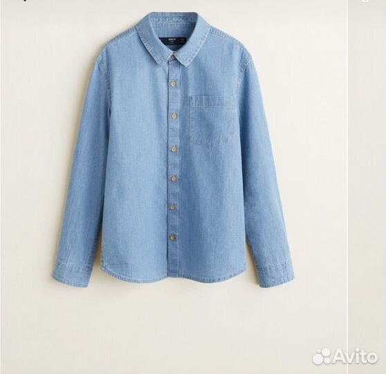 Джинсовая рубашка Mango