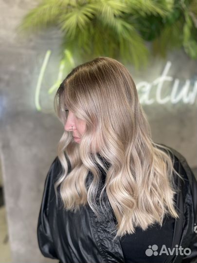 Модель на сложное окрашивание волос