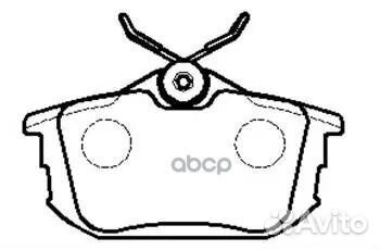 Колодки тормозные mitsubishi colt 04- задн. HP9