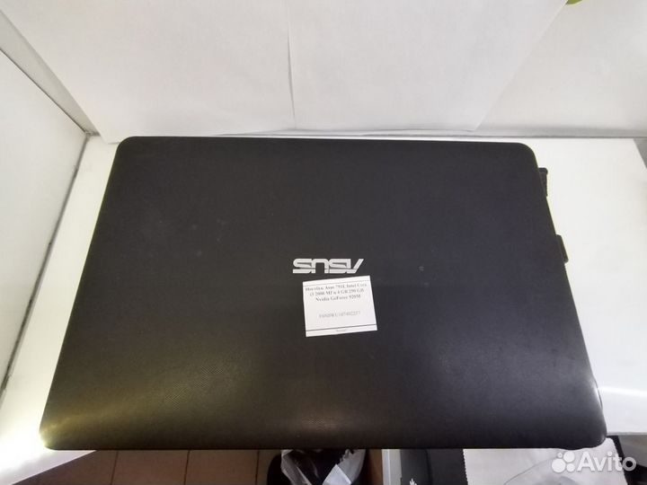 Ноутбук Asus 751L Intel Core i3 2000 мгц 4 GB 250