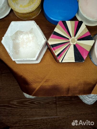 Советская косметика винтаж СССР пудра румяна