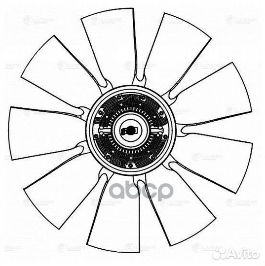 Муфта вязкост. для а/м маз с двиг. ямз-536 (с к