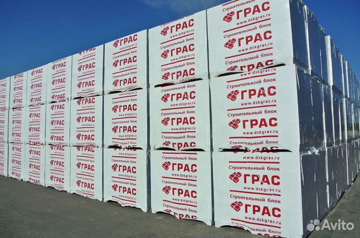 Газоблок Грас D400 B2.0