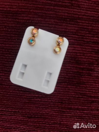 Серьги из медицинской стали для девочки от 6 мес