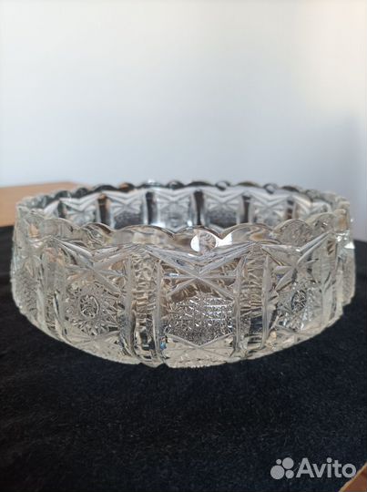 Ваза для фруктов хрусталь СССР