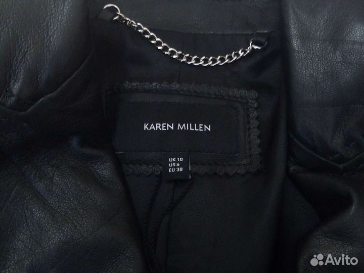 Пиджак кожаный Karen Millen