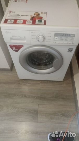 Стиральная машина бу lg 5 кг