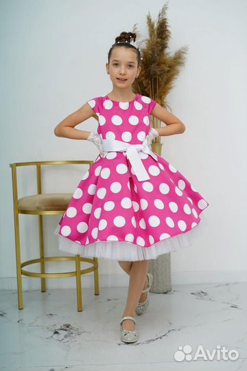 Пышное платье для девочки Стиляги на выпускной