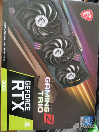 Видеокарта RTX 3080 MSI